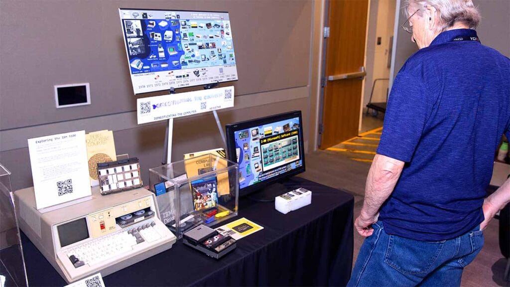 An I.B.M. 5100 at the Vintage Computer Festival in Dallas, Texas.